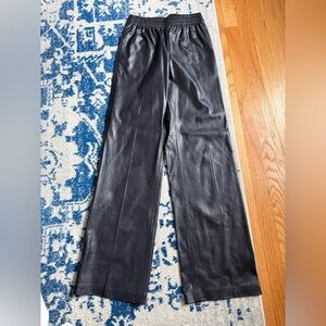 Anine Bing women’s Navy Leather Pants